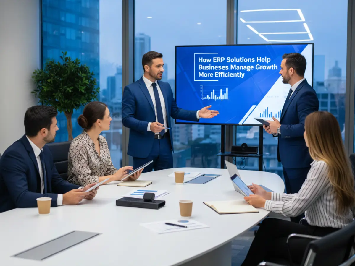 Read more about the article How ERP Solutions Help Businesses Manage Growth More Efficiently