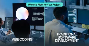 Read more about the article Vibe Coding vs Traditional Software Development: Which Is Right for Your Project?