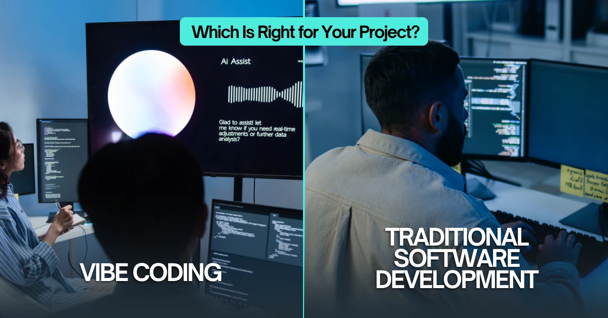 Read more about the article Vibe Coding vs Traditional Software Development: Which Is Right for Your Project?